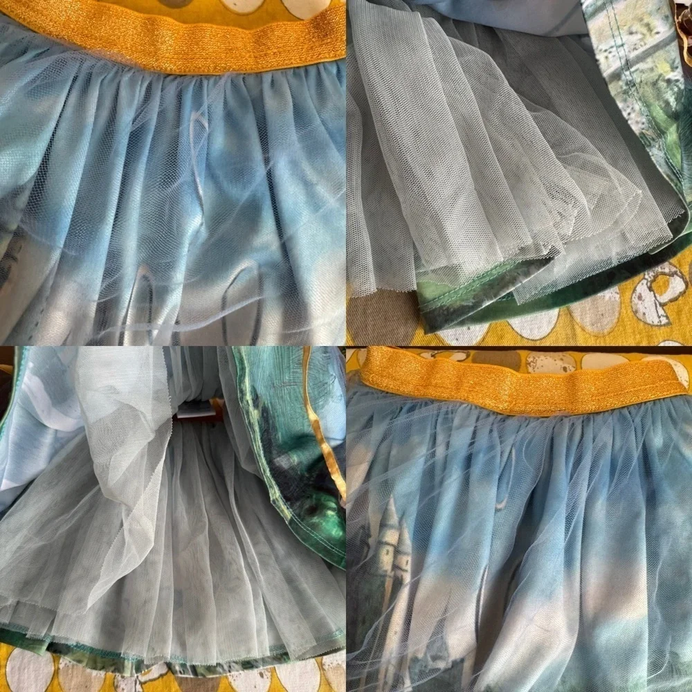 Harry Potter Quidditch pitch tulle skirt size 3T